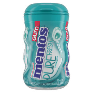 MENTOS GUM BOTELLA WINTERGREEN