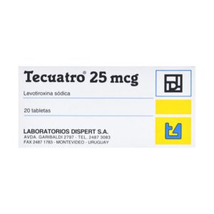 TECUATRO 25 MCG 20 TAB
