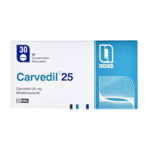 CARVEDIL 25 MG 30 COMP