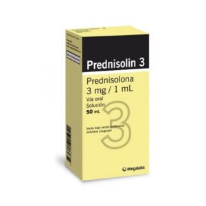 PREDNISOLIN SOL 3 MG 50 ML
