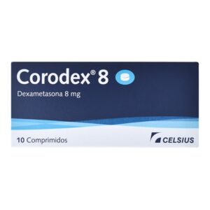 CORODEX 8 MG 10 COMP