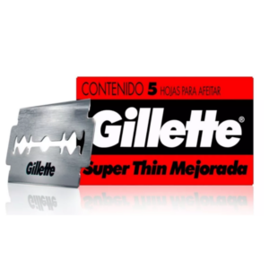 GILLETTE SUPER THIN DOB BOR 5 UNID