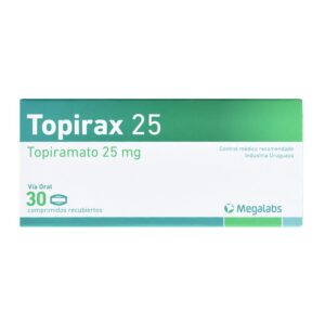 TOPIRAX 25 MG 30 COMP