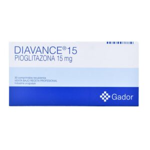DIAVANCE 15 MG 30 COMP