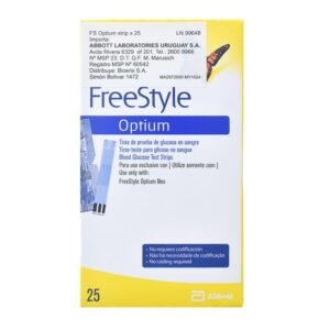 OPTIUM FREESTYLE TIRAS 25 UNID