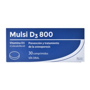 MULSI D3 800 MG 30 COMP
