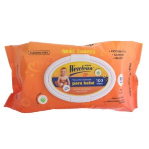 WETCLEAN TOALLAS HUMECTANTES 100 UNID