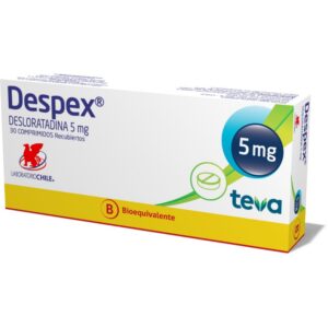 DESLORATADINA TEVA 5 MG 30 COMP