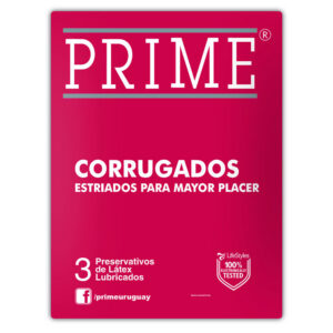 PRIME CORRUGADOS 3 UNID ROJO