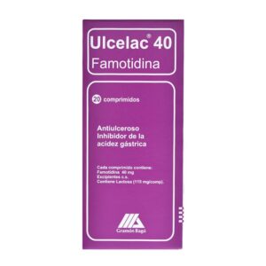 ULCELAC 40 MG 20 COMP