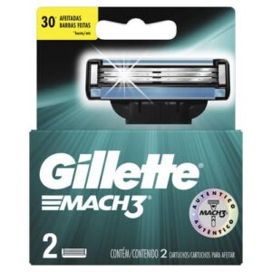GILLETTE MACH 3 REPUESTO 2 UNID