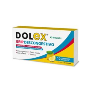 DOLEX GRIP DESCONGESTIVO 10 COMP
