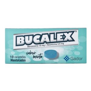 BUCALEX MENTA 10 CARAMELOS