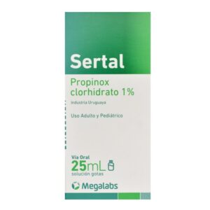 SERTAL 10 MG GTS 25 CC