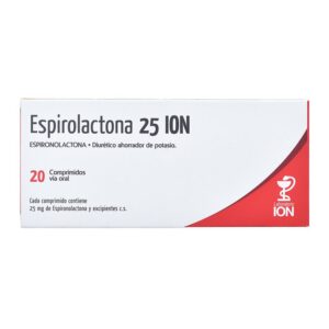 ESPIROLACTONA 25 MG 20 COMP