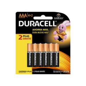 DURACELL PILA AAA X 4+2