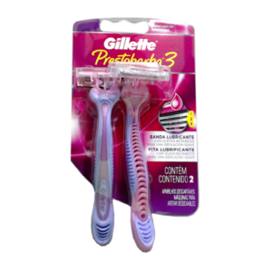 GILLETTE PRESTOBARBA 3 WOMAN 2 UNID