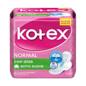 KOTEX NORMAL C/ALAS 8 UNID