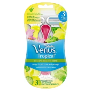 VENUS AFEITADORA TROPICAL MUJER 3 UNID