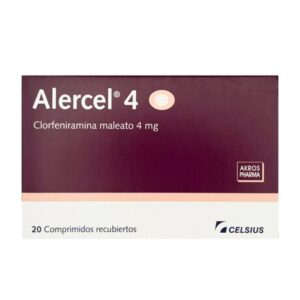 ALERCEL 4 MG 20 COMP