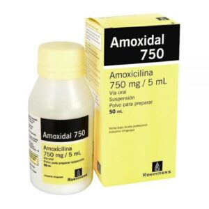 AMOXIDAL 750 MG SUSP 100 ML