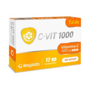 C VIT 1000 MG 10 COMP