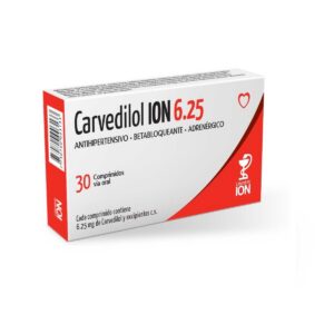 CARVEDILOL ION 6,25 MG 30 COMP