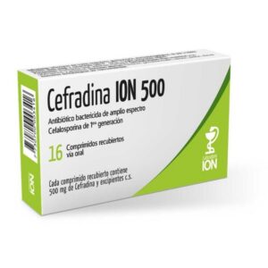 CEFRADINA 500 MG 16 COMP