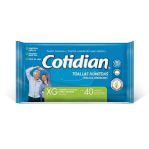 COTIDIAN TOALLAS HUMEDAS XG 40 UNID
