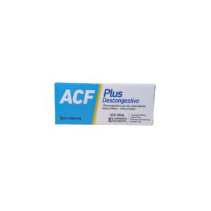 ACF PLUS DESCONGESTIVO 10 COMP