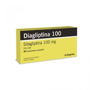 DIAGLIPTINA 100 MG 30 COMP