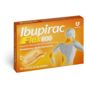 IBUPIRAC FLEX 600 MG 10 CAP BLANDAS