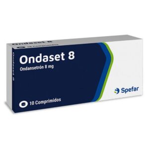 ONDASET 8 MG 10 COMP