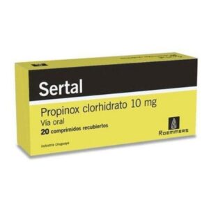 SERTAL 10 MG 10 COMP