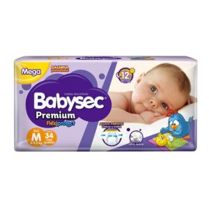 BABYSEC PREMIUM M 34 PAÑALES