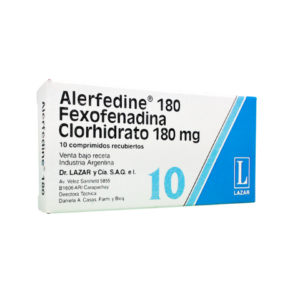 ALERFEDINE 180 MG 20 COMP