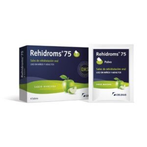 REHIDROMS 75 MANZANA POLVO 4 SOBRES