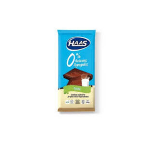 HAAS TABLETA 0% AZUCAR LECHE 150 GR
