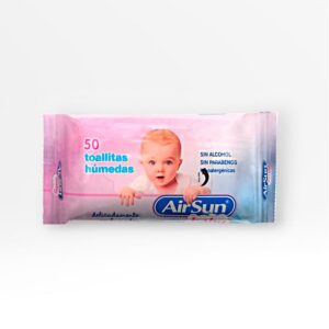 AIRSUN TOALLITAS HUM BABY 50 UNID