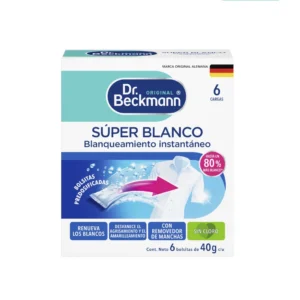DR BECKMANN SUP BLANCO 40 GR 6 UNID