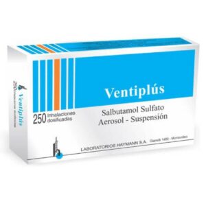 VENTIPLUS AEROSOL 250 DOSIS